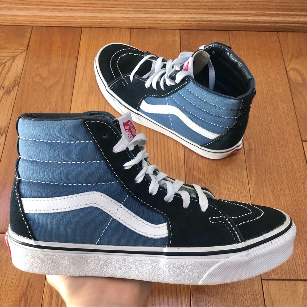 Vans High-Top Navy Sneakers